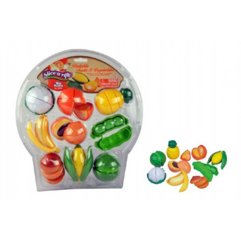 Krájecí ovoce a zelenina plast 28ks ~ 2