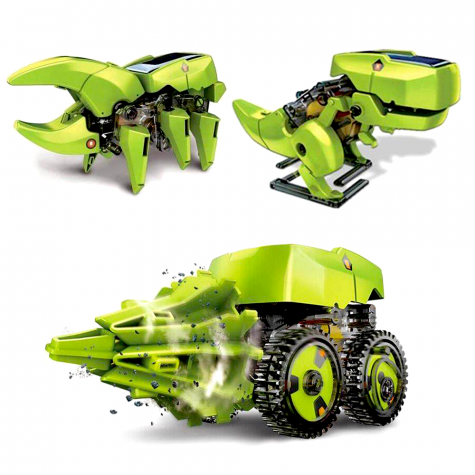 Solarbot 3v1 - dinosaurus, brouk, vrtačka ~ 1