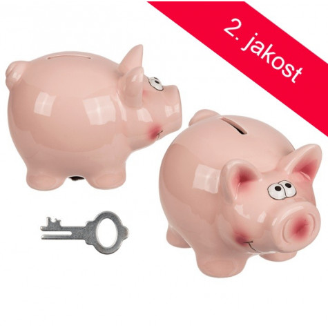 2.JAKOST Pokladnička prasátko na klíč ~ 1