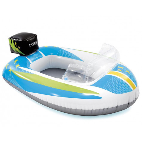 Intex 59380 Člun dětský nafukovací veselý - motorový člun ~ 1