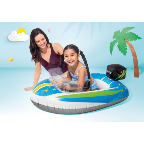 Intex 59380 Člun dětský nafukovací veselý - motorový člun ~ 2