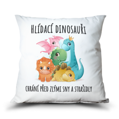 Ahome Polštář - Hlídací dinosaurus