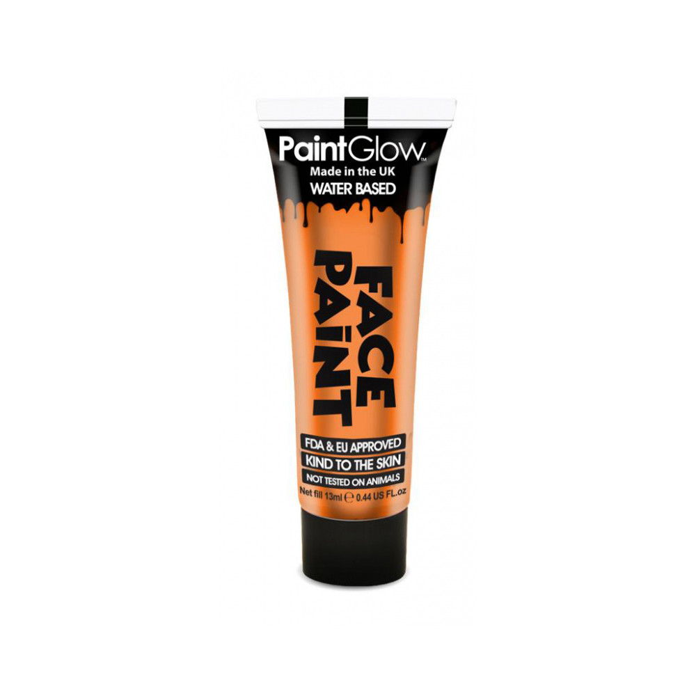 PaintGlow Barva na obličej 13 ml - oranžová "Orange"