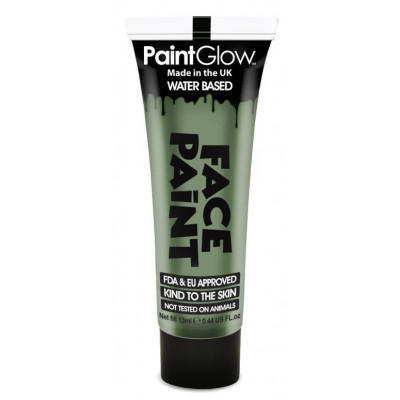 PaintGlow Barva na obličej 13 ml - tmavě zelená "Dark Green"