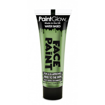 PaintGlow Barva na obličej 13 ml - zelená "Bright Green"