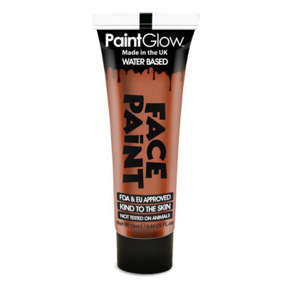 PaintGlow Barva na obličej 13 ml - tmavě oranžová "Dark Orange"