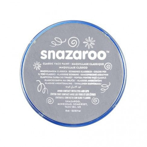 Snazaroo Barva na obličej 18ml - šedá "Dark Grey"