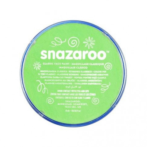 Snazaroo Barva na obličej 18ml - zelená "Lime Green"