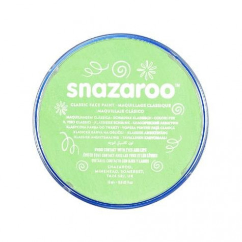 Snazaroo Barva na obličej 18ml - zelená světlá "Pale Green"