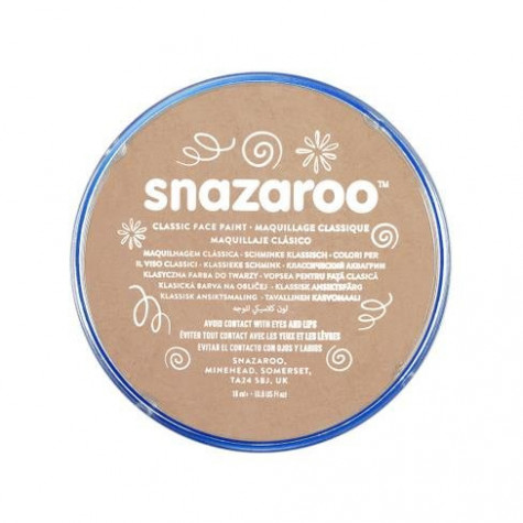 Snazaroo Barva na obličej 18ml - béžová "Barely Beige"