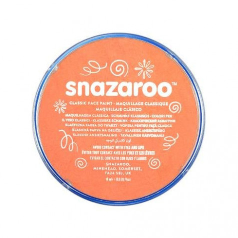 Snazaroo Barva na obličej 18ml - meruňková "Apricot"