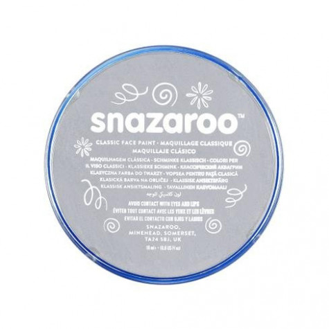 Snazaroo Barva na obličej 18ml - šedá "Light Grey"