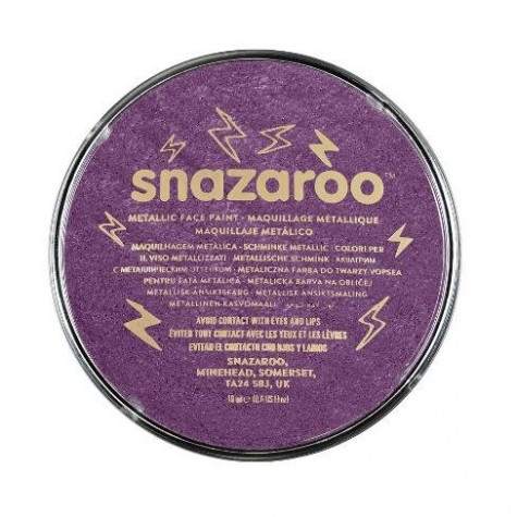 Snazaroo Barva na obličej metalická 18ml - fialová