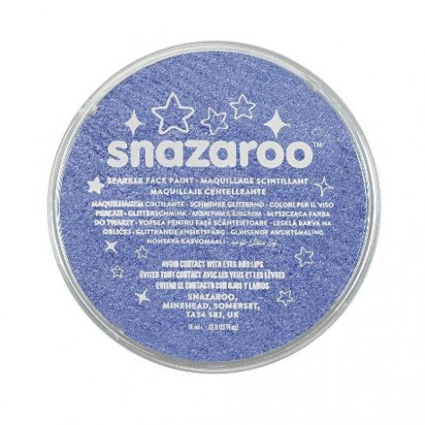 Snazaroo Barva na obličej třpytivá 18ml - modrá