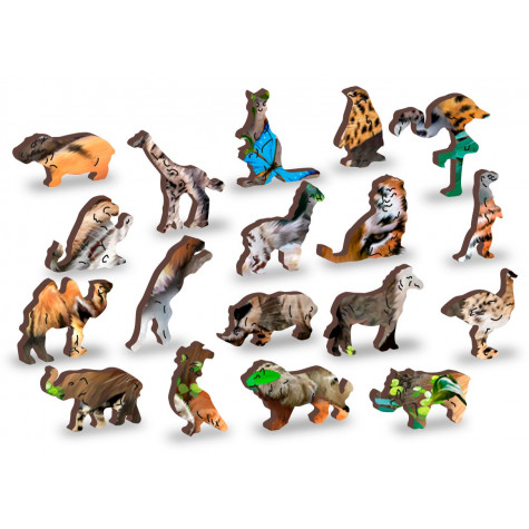 WOODEN CITY Dřevěné puzzle Čas na šlofíka 2v1, 150 dílků EKO ~ 5