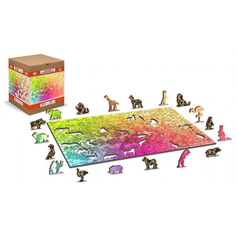WOODEN CITY Dřevěné puzzle Motýlí sen 2v1, 150 dílků EKO ~ 3
