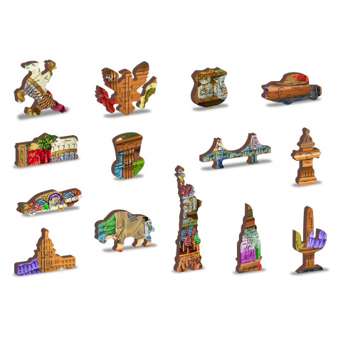WOODEN CITY Dřevěné puzzle Sladké dobrodružství 2v1, 200 dílků EKO ~ 7