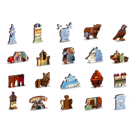WOODEN CITY Dřevěné puzzle Viktoriánské sídlo 2v1, 1010 dílků EKO ~ 6