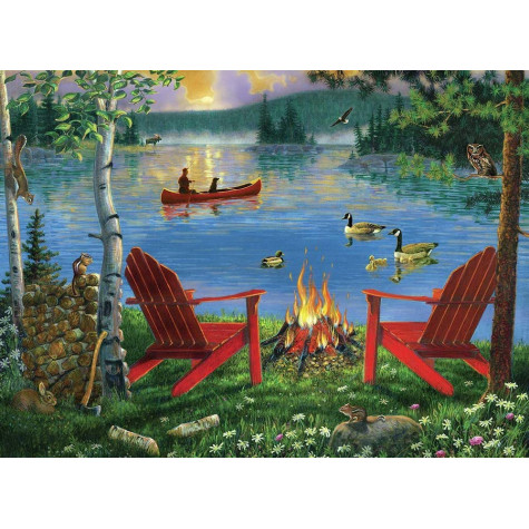 Royal Malování podle čísel 30x40 cm - Zátiší u jezera
