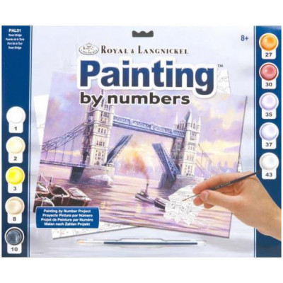 Royal Malování podle čísel 30x40 cm - Tower Bridge