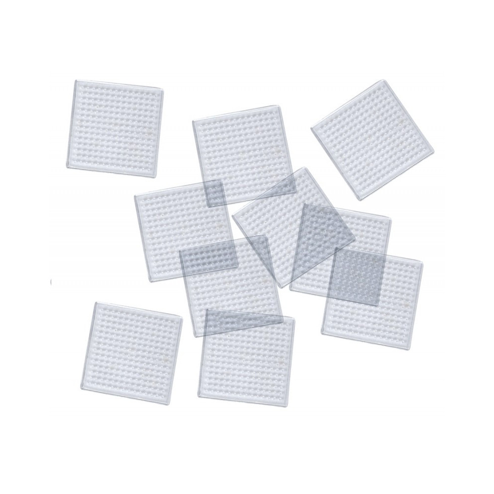 Playbox Destičky pro zažehlování - čtverec, 10 ks, 8x8 cm