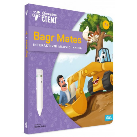 Albi Kouzelné čtení - Kniha Bagr Mates ~ 1