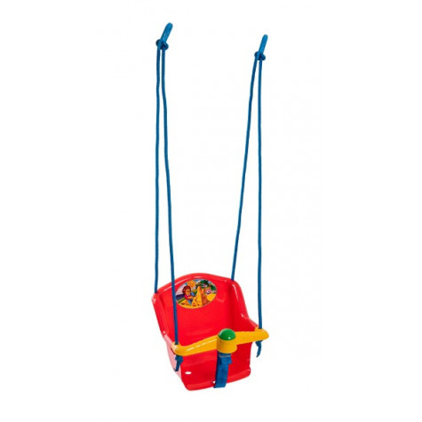 Houpačka Baby s pískátkem nosnost 20kg - červená ~ 1