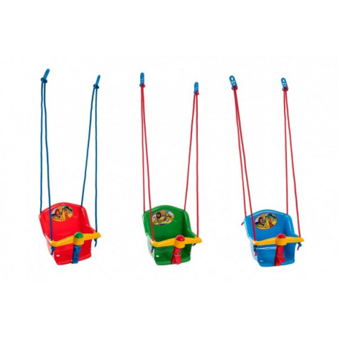 Houpačka Baby s pískátkem nosnost 20kg - červená ~ 2