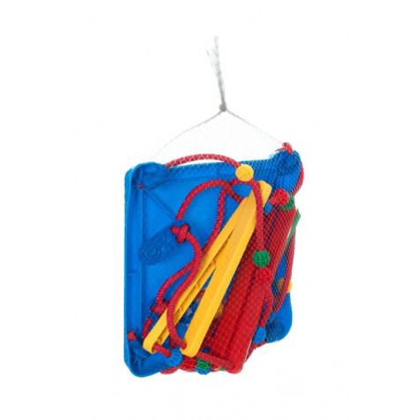 Houpačka plast 35x34cm nosnost 40kg - modrá ~ 2