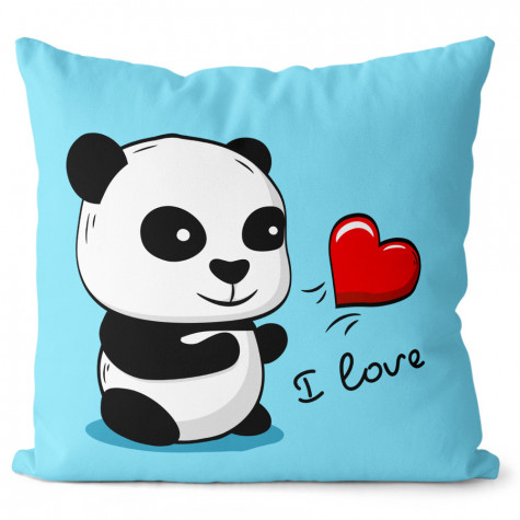 Polštáře 40 x 40 cm 2 ks - Panda love