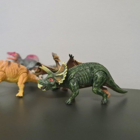 Kruzzel 19745 Pohyblivé figurky 6 ks Dinosauři