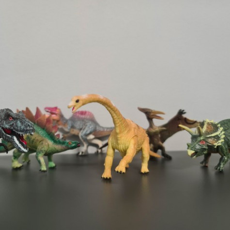 Kruzzel 19745 Pohyblivé figurky 6 ks Dinosauři