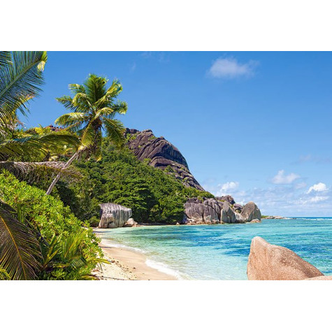 CASTORLAND Puzzle Tropická pláž Seychely 3000 dílků