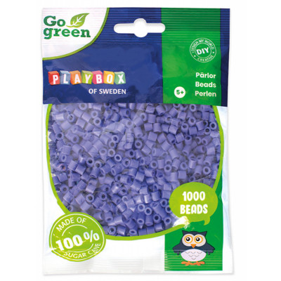 Playbox Zažehlovací korálky Go Green 1000 ks fialové
