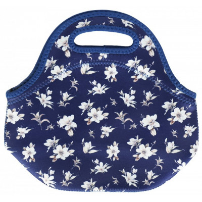 Albi Svačinová taška - Modrá květina