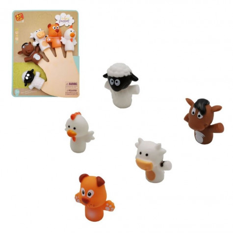 Prstoví maňásci Domácí farma guma 5cm ~ 2