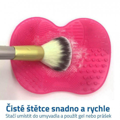 Silikonová podložka pro čištění štětců - černá ~ 4