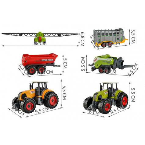 ISO 6136 Farmářská sada strojů 6 ks