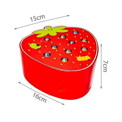 ISO 10978 Dřevěná hra Jahoda - Lovení červíků