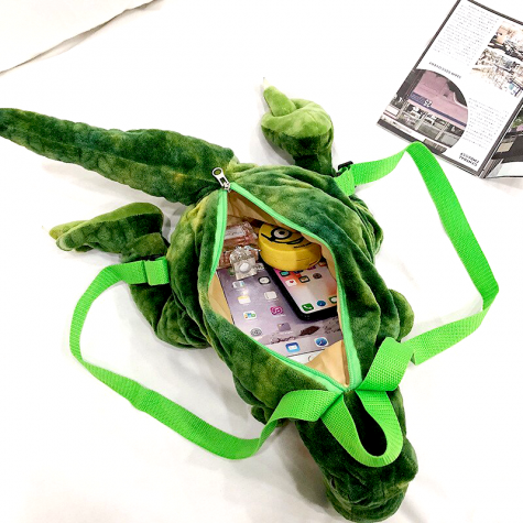 Dětský batoh dinosaurus zelený ~ 2