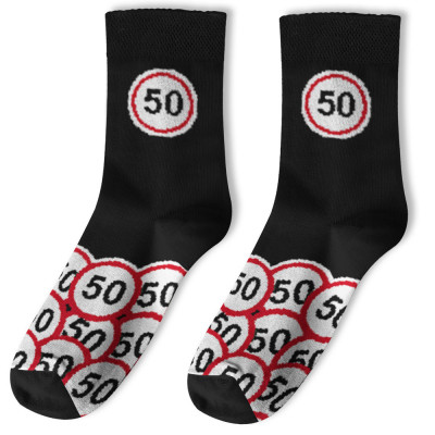 Ponožky Ty jedeš dál - 50 let - vel. 35-38