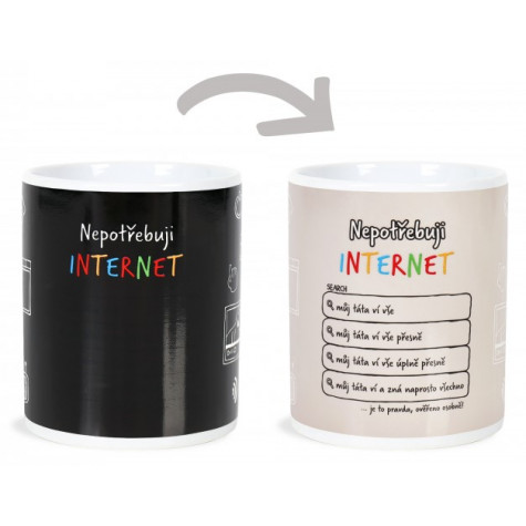 Albi Měnící hrnek - Internet ~ 1