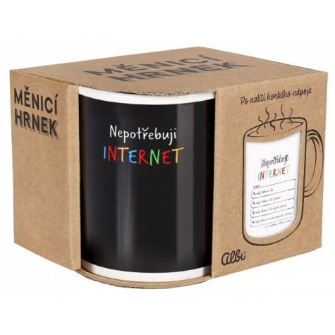 Albi Měnící hrnek - Internet ~ 2