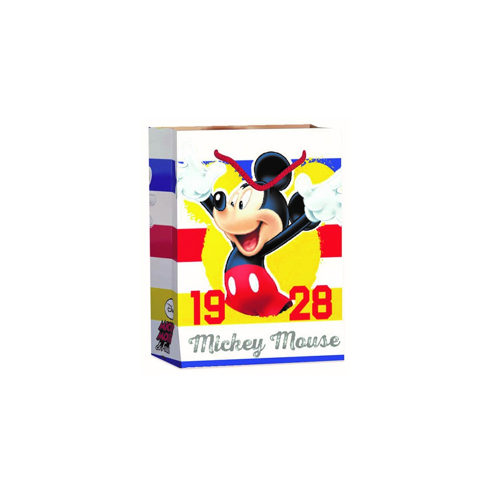 Nekupto Dárková taška střední licence Mickey Mouse 18x23cm