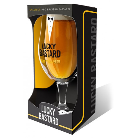 Nekupto Pivní sklenice - Lucky Bastard ~ 2