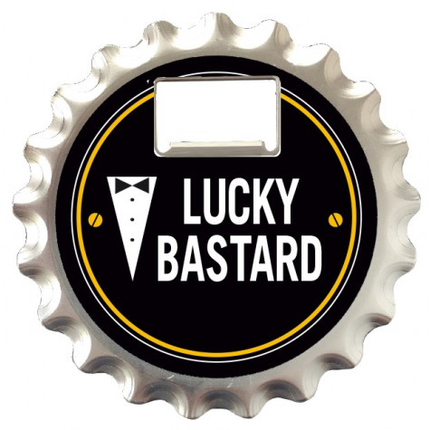 Nekupto Otvírák na pivo, podtácek - Lucky Bastard ~ 1