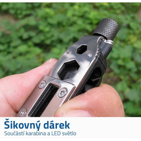 Klíčenka s LED světlem - šroubovák