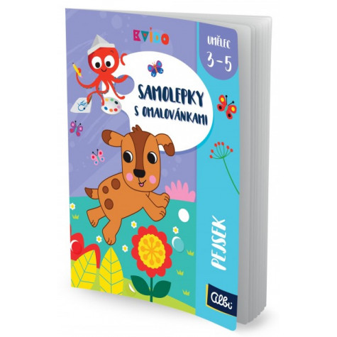 Albi Kvído - Samolepky s omalovánkami - Pejsek ~ 1
