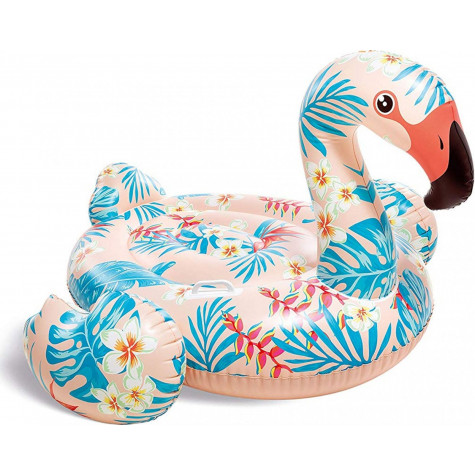 Intex 57559 Nafukovací plameňák květy s úchyty 147x140x94cm ~ 2