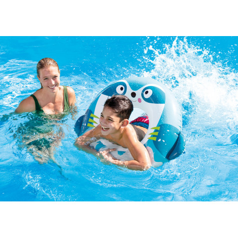 Intex 59266 Kruh nafukovací zvířátka 76cm - modrý lenochod ~ 3